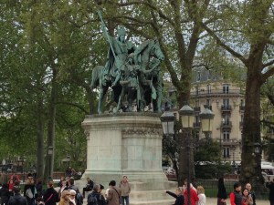 Charlemagne, outside Notre Dame