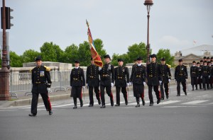 A closer view of the cadets.