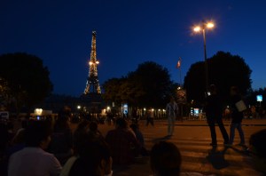 A decent picture of the Tour Eiffel prior to the fireworks.