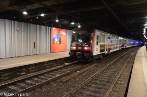An RER C train. An establishing shot, if you will.
