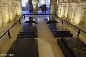 The Bourbon crypt, which contains Louis XVI and Marie Antoinette's re-interred remains.